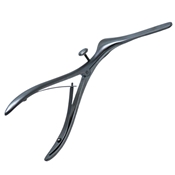 Cottle Nasal Speculum With Medium-Long 70mm Blades Tapered From 8mm To 10mm Wide, Overall Length 5 1/8" (13cm), With Set Screw On Side, Working Length Is 2 3/4" (70mm) 